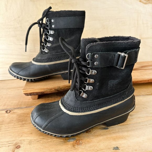 Sorel Women's Winter Fancy Lace II Boot Mid Calf 7 - Picture 1 of 8